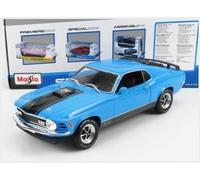 MAISTO 31453B FORD USA - MUSTANG MACH-1 COUPE 1970 - BLEU NOIR - 1/18