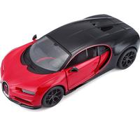 Maisto 31524 - Voiture miniature - Bugatti Chiron Sport (noir-rouge, échelle 1:24)