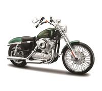 Maisto 32335GRN 2013 Harley Davidson XL 1200V Seventy Two Green Motorcycle Model 1/12
