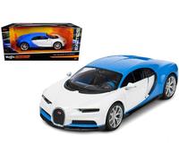 Maisto 32509 - Modèle - Bugatti Chiron (Blanc-Bleu, Maßstab 1:24) Modèle Auto