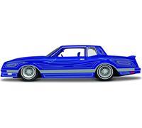 Maisto 32542 - Voiture miniature - Design Chevrolet Monte Carlo Lowrider `86 (bleu, échelle 1:24)