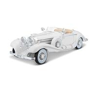 Maisto - 36055w - Véhicule Miniature - Modèle À L'échelle - Mercedes 500k Spezialroadster - Echelle 1/18, Blanc