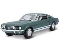 Véhicules miniatures Maisto Voiture maisto tech ford mustang gta fastback 1967 1:18