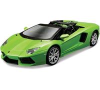 Maisto - Aventador Roadster, vert métal, chaîne de montage, 1:24