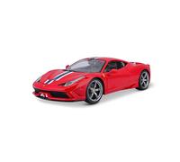 Maisto- Bburago 16002 Ferrari 458 Spéciale-Echelle 1/18, Rouge