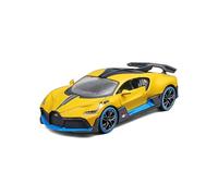 Maisto Modèle réduit de voiture Bugatti Divo – Échelle 1/24, Portes mobiles, Jaune