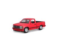 MAISTO - Chevrolet 454 SS Pick-UP Truck - Véhicule Miniature à l'échelle 1:24 - Rouge - Jouet pour Enfant - à Collectionner à partir de 3 Ans - M32901R