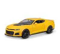 Maisto Chevrolet Camaro ZL1 (2017) : échelle 1/24, Portes Mobiles, Jaune (531512Y)