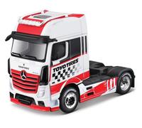 Maisto - Custom Rigs-Mercedes-Benz Actros 1851, rouge et blanc, 1:64
