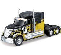 Maisto - Design Custom Rigs, International Lone Star, noir et jaune, 1:64