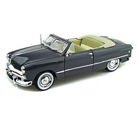 Maisto Die Cast 1:18 Scale Metallic Grey 1949 Ford Convertible