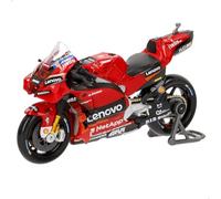 MAISTO - Ducati Lenovo Team 2022 Bagnaia #63 - Modèle de Moto réaliste à l'échelle 1:18, Licence Officielle Ducati, âge recommandé : 3 Ans et Plus