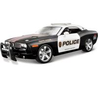 Maisto - Édition spéciale - 2006 Dodge Challenger Concept, noir et blanc, 1:18