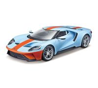 Maisto - 1/18 Ford GT 2017 Ford GT40 MKIV - Bleu et Orange Voiture en métal à l’échelle 1/18ème avec Portes, Capot et Coffre ouvrants
