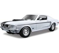 Maisto Ford Mustang GT Cobra Jet FB 1968 1:18 bleu métallisé MAI-MA-31167B