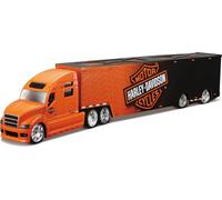 Maisto - Harley-Davidson Haulers, noir-orange, 1:64