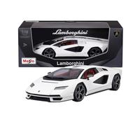 Maisto - Lamborghini Countach LPI 800-4 Blanche, Voiture Miniature 1:18, réplique détaillée avec pièces ouvrables, Licence Officielle Lamborghini, ne Convient Pas aux Moins de 36 Mois