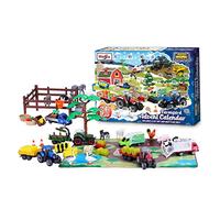 Maisto M12566 Mini Travail Machines-Farm Advent Calendrier, Couleurs Assorties