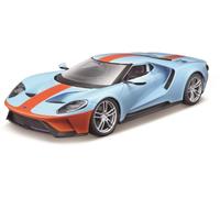 Burago Voiture Ford Gt Bleue Echelle 1/18-Burago Bleu