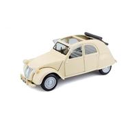 Maisto - M31835 - Véhicule Miniature - Special Edition - Citroën 2CV 1952 Décapotée - Blanc - Echelle 1:18