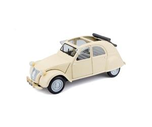 Maisto - M31835 - Véhicule Miniature - Special Edition - Citroën 2CV 1952 Décapotée - Blanc - Echelle 1:18