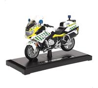 Maisto 78063 Maquette de Moto BMW R 1200 Jouet Miniature Garde Civile, Police, échelle 1/16, Corps en métal, avec Support, Moto, véhicule Miniature, à partir de 3 Ans