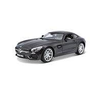 Maisto Mercedes AMG GT : Voiture Miniature à l'échelle 1/18, avec Suspension, Portes, Coffre et Capot ouvrant, modèle Fini, orientable, 24 cm, Noir (531398)