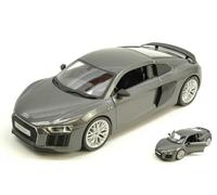 Maisto MI31513S Audi R8 V10 Plus 2015 SILVERGUN 1:24 MODELLINO Die CAST Model Compatible avec