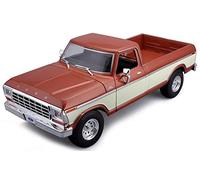 Maisto - Modèle à l'échelle 1/18 compatible avec Ford Réplique miniature classique vintage à collectionner F150 Pick-up 1979 (marron)