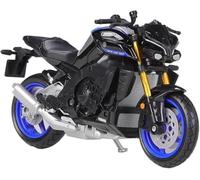 Maisto Modèle à l'échelle moulé sous pression 1/18 compatible avec le modèle miniature Yamaha MT-10 SP 2023, fabriqué en métal et plastique, multicolore