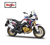 Maisto-Modèle de moto Honda Africa Twin DCT Leges, véhicules moulés sous pression, jouets de loisirs de collection, 1:18 Rouge