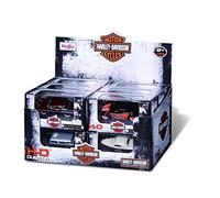 Maisto Motorbike Modèles Harley Davidson 1:64 (boîte avec Distributeur), M14380, Motifs et Couleurs Assorties, Petit