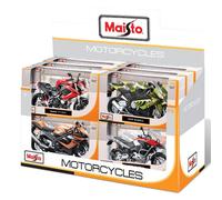 Maisto Moto Ducati 1:12 Modèle en métal et plastique Couleurs assorties