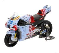 Maisto Moto Ducati Gresini, MotoGP 2024, Alex Marquez #73, échelle 1:18, réplique Officielle métallique, Finitions réalistes, chevalet de Soutien, Jouet à Collectionner, pour garçons et Filles à