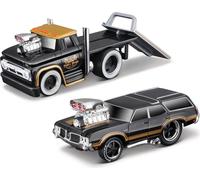 Maisto - Muscle Transports - 1966 Chevrolet C60 Flatbed 1970 Oldsmobile Vista Cruiser, 1:64