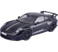 Maisto Porsche 911 GT3 2023, schwarz 1:18 Modèle réduit de voiture