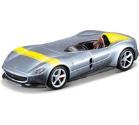 Maisto - Speed Icons - Ferrari Monza SP1, argentée-jaune, 1:64