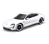 Maisto Tech 82339 - Voiture radiocommandée - Porsche Taycan Turbo S (blanc, échelle 1:24)