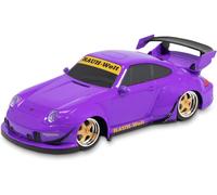 Maisto Tech 82340 Voiture Télécommandée Porsche 911 993 RWB (Violet, Échelle 1 :