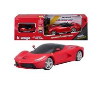 Maisto Tech, Bburago - Co-Pack Radiocommandée LaFerrari 1:24 et Diecast 1:43, Voiture RC et de Collection, Licence Ferrari, Emballage Spécial, Âge Recommandé 5 Ans et Plus