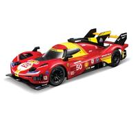 MAISTO TECH - Ferrari 499P radiocommandée (Championne du Mans 2024) Échelle 1:24, RC 2,4 GHz avec Batterie au Lithium et détails réalistes, Licence Officielle Ferrari