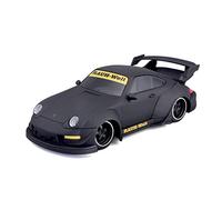Maisto Tech R/C Porsche 993 RWB Voiture télécommandée à l'échelle 1:24, 2,4 GHz, avec poignée Pistolet, à partir de 5 Ans, Noir Mat (581533)