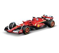 Maisto Tech - RC Formula Racing Ferrari SF-24#16 Charles Leclerc, Voiture Radiocommandée Métal 1:41 avec Circuit, Turbo Boost, Licence Ferrari, Âge Recommandé 6 Ans et Plus