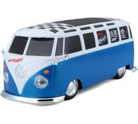 Maisto Tech Voiture Télécommandée VW Van Samba Bleu Blanc Échelle 1:24 Bulli
