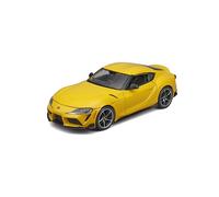 Maisto - Toyota GR Supra Jaune kit à Monter - Voiture Miniature métal 1/24 - Modèle très détaillé avec Portes et Capot ouvrants - Montage Facile sans Colle avec Tournevis Inclus