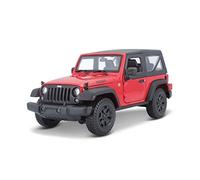 Maisto- Véhicule Jeep Wrangler Willys Echelle 1/18, 31676Y, Jaune