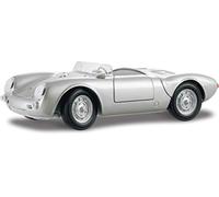 Porsche 550 A Spyder Argent Maisto Modèle Réduit 1:18