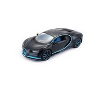 Maisto Voiture Bugatti Chiron Edition Spéciale 0-400-0 Km/H 42s 1/24eme - Noir