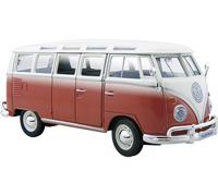 Maisto Maquette de voiture VW Bus Samba 1:25 Métal Portes et hayon ouvrants Rouge