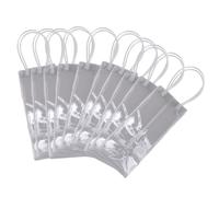 MaItagkam 10 Pièces Sac Isotherme à Vin Sac en PVC Transparent Sac Isotherme pour Bouteille de Vin Portable Sac à Glace pour Champagne avec Poignée